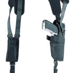 Uncle Mike's 83001 Sidekick Vertical Shoulder Holster Shoulder Size 0 Black Cordura Harness Fits Sm/Med DA Revolver Fits 2-3" Barrel Right Hand | Elite Firearms