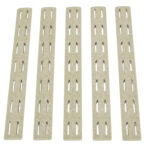 BCM KMRRPFDE5 KeyMod Rail Panel Kit AR-15 Flat Dark Earth Polymer 5 Pack | Elite Firearms