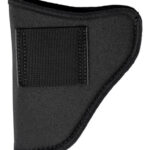 Uncle Mike's 21106 GunMate Hip Holster Size 06 Black Tri-Laminate Belt Clip/Belt Loop Fits Med Frame Pistol Fits 4" Barrel Belt 2" Wide Ambidextrous | Elite Firearms