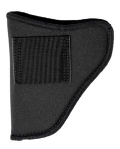 Uncle Mike's 21106 GunMate Hip Holster Size 06 Black Tri-Laminate Belt Clip/Belt Loop Fits Med Frame Pistol Fits 4" Barrel Belt 2" Wide Ambidextrous | Elite Firearms