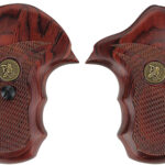Pachmayr 63000 Renegade Grip Checkered Rosewood Laminate with Finger Grooves for S&W J Frame | Elite Firearms