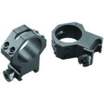 Weaver Mounts 48367 Four-Hole Skeleton Rings Matte Black 30mm Extra High | Elite Firearms