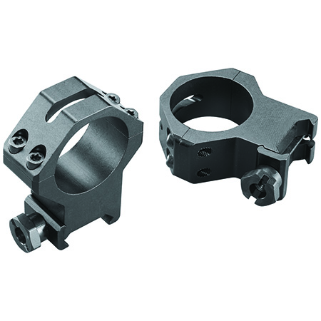 Weaver Mounts 48367 Four-Hole Skeleton Rings Matte Black 30mm Extra High | Elite Firearms