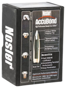 Nosler 54851 AccuBond 338 Cal.338 300 GR Spitzer Point/ 50 Per Box | Elite Firearms