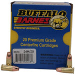 Buffalo Bore Ammunition 24H20 Buffalo-Barnes Strictly Business 9mmLuger +P+ 115gr Barnes TAC-XP Lead Free 20 Per Box/12 Case | Elite Firearms