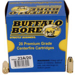 Buffalo Bore Ammunition 23A20 Heavy Strictly Business 40S&W +P 155gr Jacket Hollow Point 20 Per Box/12 Case | Elite Firearms