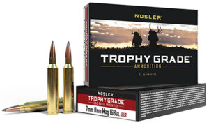 Nosler 60108 Trophy Grade Long-Range 7mm Rem Mag 168 gr Nosler Spitzer AccuBond Long Range 20 Per Box/ 10 Case | Elite Firearms