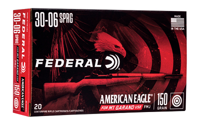 Federal .30-06 Springfield 150gr FMJ Brass – 20rd