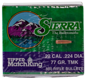 Sierra 7177C Tipped MatchKing  22Cal 77gr Tipped MatchKing 500/Box | Elite Firearms