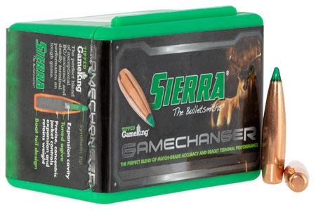 Sierra 4100T Tipped GameKing  6mm .243 90 gr Hollow Point Boa Tail/ 50 Per Box | Elite Firearms