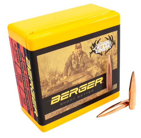Berger Bullets 26550 Elite Hunter Outer Limits 6.5mm 156gr Boat Tail 100/Box | Elite Firearms