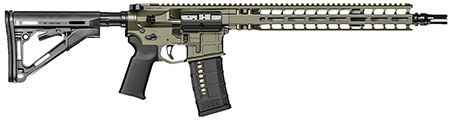 Radian Weapons R0536 Model 1 Carbine 223 Wylde 30+1 14.50" Pinned & Welded Barrel, OD Green Billet Rec/M-Lok Handgaurd, Magpul Grip & CTR Stock, Ambi Controls, Mid-Length Gas | Elite Firearms