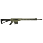 GLFA AR Long Action Rifle 6.5 PRC 5rd Magazine 24" Barrel MLOK Handguard OD Green Cerakote | Elite Firearms