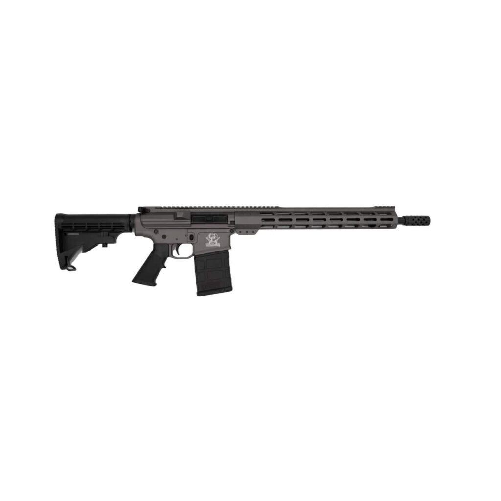 GLFA AR-15 Rifle .308 Win 10rd Magazine 16" Stainless Barrel 15" MLOK Rail Tungsten Finish | Elite Firearms