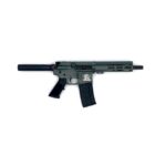 Great Lakes AR-15 Pistol .223 Wylde 30rd Magazine 7.5" Nitride Barrel Charcoal Green Finish | Elite Firearms