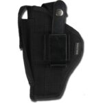 Bulldog Extreme Handgun Holster with Belt Loop and Clip for Standard Autos with 2-4" Barrels Black Ambi | Elite Firearms