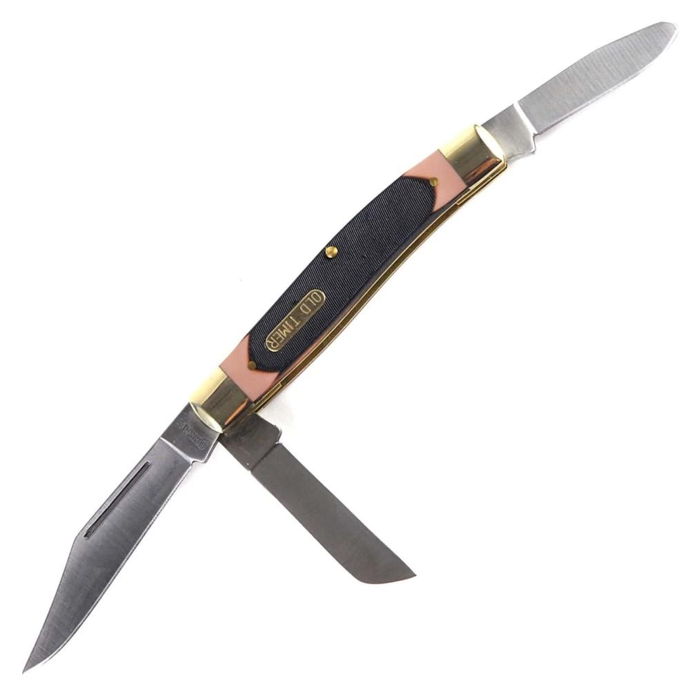 Old Timer Senior Folding Knife 3" Clip Point Blade 3 Blades | Elite Firearms