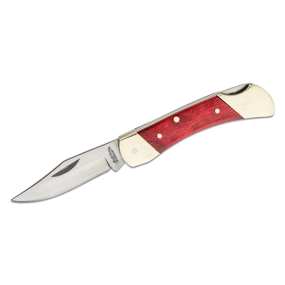 Schrade Uncle Henry Brown Bear Folding Knife 2-1/4" Clip Point Blade Wood | Elite Firearms