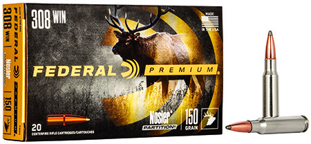 Federal .308 Winchester 150gr PARTITION Brass – 20rd