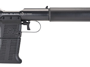B&T Firearms 410111 Station Six 9mm Luger 9+1 3.50″ Barrel/5.10″ Suppressor, Black Hard Coat Anodized, Black Pre-Scored Grips