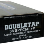 DoubleTap Ammunition 38SP148CE   38Special 148gr Controlled Expansion JHP 20 Per Box/50 Case | Elite Firearms