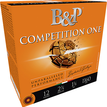 B&p Ammunition 12B32CP9 Competition One  12Gauge 2.75" 1 1/8oz 9Shot 25 Per Box/10 Case | Elite Firearms