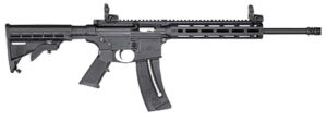 Smith & Wesson 14375 M&P15-22 Sport Bundle .22 LR 25+1 16.50" Black Threaded Barrel Polymer Receiver Black Handguard Grip | Elite Firearms