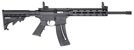 Smith & Wesson 14375 M&P15-22 Sport Bundle .22 LR 25+1 16.50" Black Threaded Barrel Polymer Receiver Black Handguard Grip | Elite Firearms