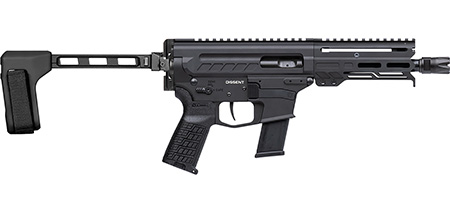 CMMG 45A250F-AB Dissent MKG 45 ACP 13rd 6.50" 5.5"Proprietary Handguard 7075-T6 Aluminum CMMG Zeroed Grip | Elite Firearms