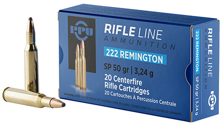 Prvi-Partizan .222 Remington 50gr Brass – 20rd