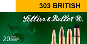 Sellier & Bellot SB303A Rifle 303British 180gr Full Metal Jacket 20 Per Box/20 Case