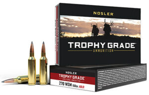 Nosler 60114 Trophy Grade Long-Range 270WSM 150gr Nosler Spitzer AccuBond Long Range 20 Per Box/10 Case | Elite Firearms