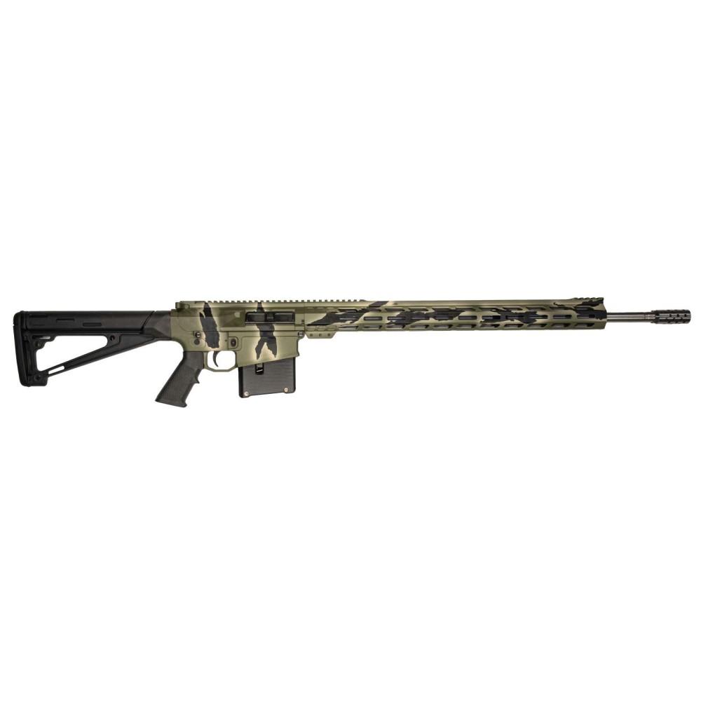 GLFA 300 Win Mag Rifle .300 Win Mag 5rd Magazine 24" 5/8x24 Threaded Barrel Pursuit Green Camo Stainless Steel | Elite Firearms