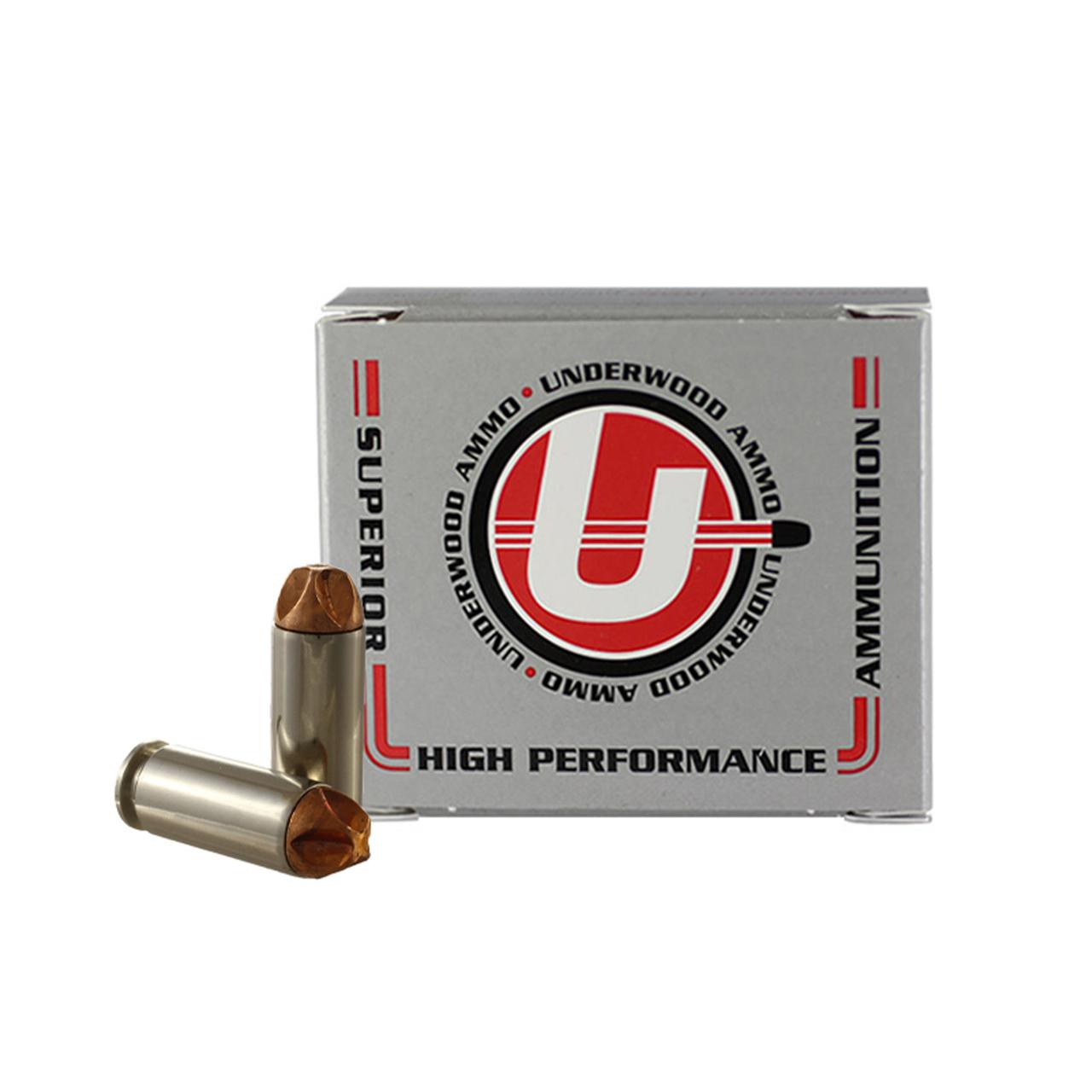 Underwood 10mm Auto 115gr Brass – 20rd