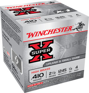 Winchester Ammo X414 Super X Heavy Game Load High Brass 410Gauge 2.50" 1/2oz 4Shot 25 Per Box/10 Case | Elite Firearms