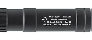 B&T Firearms SDIMPULSOLSM IMPULS-OLS-M Suppressor 9mm Modular 1.40″ Black 1/2″x28
