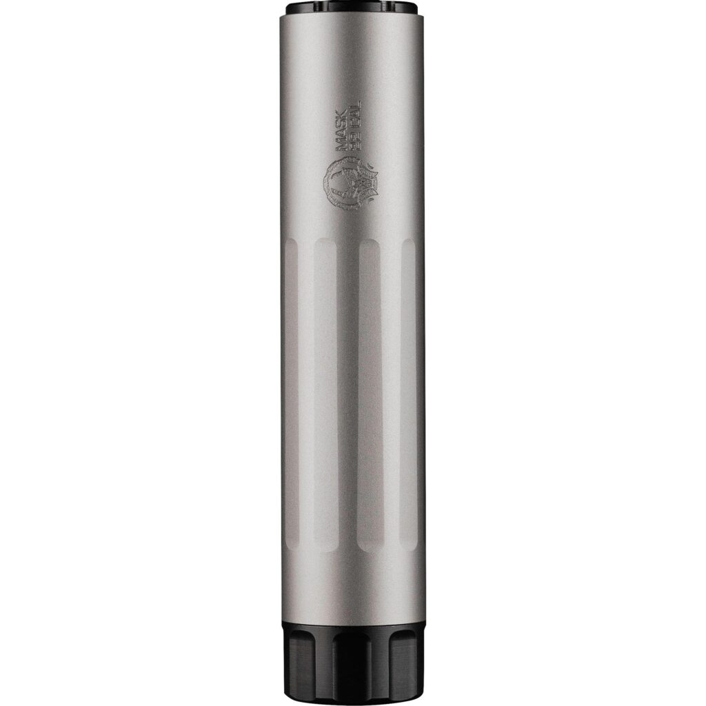 Dead Air Silencer Mask-HD .22LR Suppressor .22LR Stainless Steel/Titanium Silver