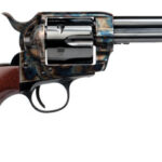 Cimarron PP410 Frontier Pre-War 1896-1940 45 Colt (LC) 6 Shot, 4.75" Blued Steel Barrel, Blued Cylinder, Color Case Hardened Steel Frame, Walnut Grip, Exposed Hammer | Elite Firearms