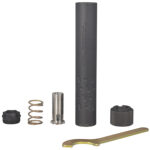 Yankee Hill 206528 Sidewinder M2  9mm Luger 1.375" Black Stainless Steel Aluminum 1/2"-28 tpi | Elite Firearms