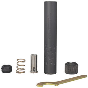 Yankee Hill 206528 Sidewinder M2 9mm Luger 1.375″ Black Stainless Steel Aluminum 1/2″-28 tpi
