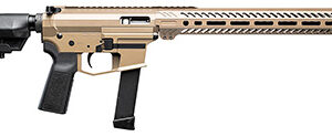 Angstadt Arms AAUDP09RFR UDP-9  9mm Luger 15+1 16" Black Melonite Threaded Barrel, Flat Dark Earth Cerakote Picatinny Rail Aluminum Receiver, 15" M-LOK Handguard, Black Synthetic B5 Bravo Stock