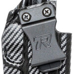 Rounded Gear GLKG43CFRHVAR Kydex IWB Black Kydex Fits Glock 43 Belt Clip Right Hand | Elite Firearms