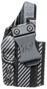 Rounded Gear GLKG43CFRHVAR Kydex IWB Black Kydex Fits Glock 43 Belt Clip Right Hand | Elite Firearms