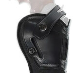 Galco SA845RB Switchback Strongside Crossdraw Belt Black Hybrid Leather-Synthetic Fits Arex Delta L Ambidextrous | Elite Firearms