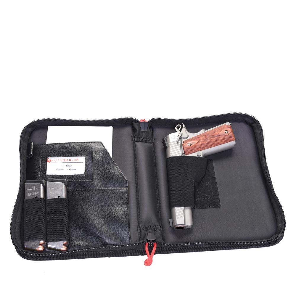 G-Outdoors GPS Small Day Planner w/ Pistol Storage - Black | Elite Firearms