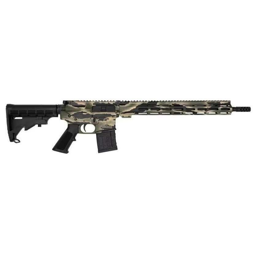 GLFA .223 Wylde Rifle .223 Wylde 30rd Magazine 16" Threaded Barrel Green Camo with 15.25" Handguard | Elite Firearms