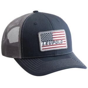 Leupold Flag Trucker Hat Navy/Gray | Elite Firearms