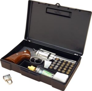 MTM Handgun Long Term Storage Case 4" Revolver | Elite Firearms
