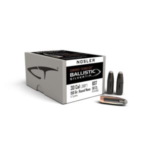 Nosler Ballistic SilverTip Hunting Bullets .30 cal .308" 150 gr RN-SBT-BSTIP 50/ct | Elite Firearms