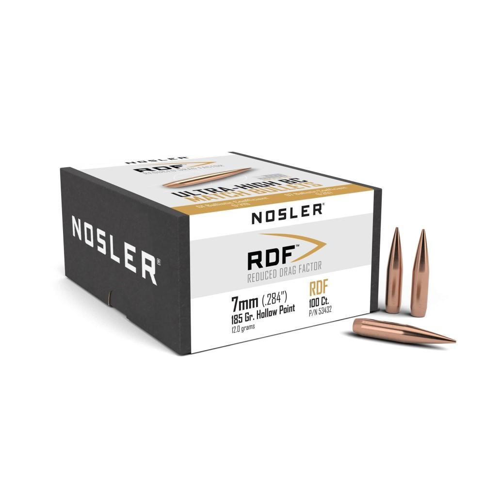 Nosler RDF Match Bullets 7mm 185 HPBT (100 ct) | Elite Firearms